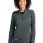 Eddie Bauer Womens Smooth Fleece 1/4 Zip Sweatshirt - Iron Gate Grey - COMING SOON