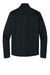 Eddie Bauer EB2460 Mens Smooth Fleece Full Zip Sweatshirt Black Flat Back