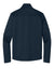 Eddie Bauer EB2460 Mens Smooth Fleece Full Zip Sweatshirt River Navy Blue Flat Back