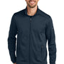 Eddie Bauer Mens Smooth Fleece Full Zip Sweatshirt w/ Pockets - River Navy Blue - COMING SOON