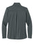 Eddie Bauer EB2470 Womens Smooth Fleece Full Zip Sweatshirt Iron Gate Grey Flat Back