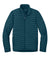 Eddie Bauer EB514 Mens Packable Quilted Full Zip Jacket Adriatic Blue Flat Front