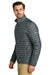 Eddie Bauer EB514 Mens Packable Quilted Full Zip Jacket Metal Grey Model Side