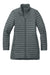 Eddie Bauer EB515 Womens Packable Quilted Full Zip Jacket Metal Grey Flat Front