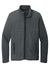 Port Authority F110 Mens Connection Pill Resistant Fleece Full Zip Jacket Charcoal Grey Flat Front