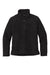 Port Authority F130 Mens Cozy Sherpa Fleece 1/4 Zip Jacket Black Flat Front