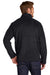 Port Authority F130 Mens Cozy Sherpa Fleece 1/4 Zip Jacket Charcoal Grey Model Back