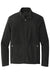 Port Authority F151 Mens Accord Pill Resistant Microfleece Full Zip Jacket Black Flat Front