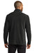 Port Authority F151 Mens Accord Pill Resistant Microfleece Full Zip Jacket Black Model Back