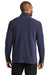 Port Authority F151 Mens Accord Pill Resistant Microfleece Full Zip Jacket Navy Blue Model Back