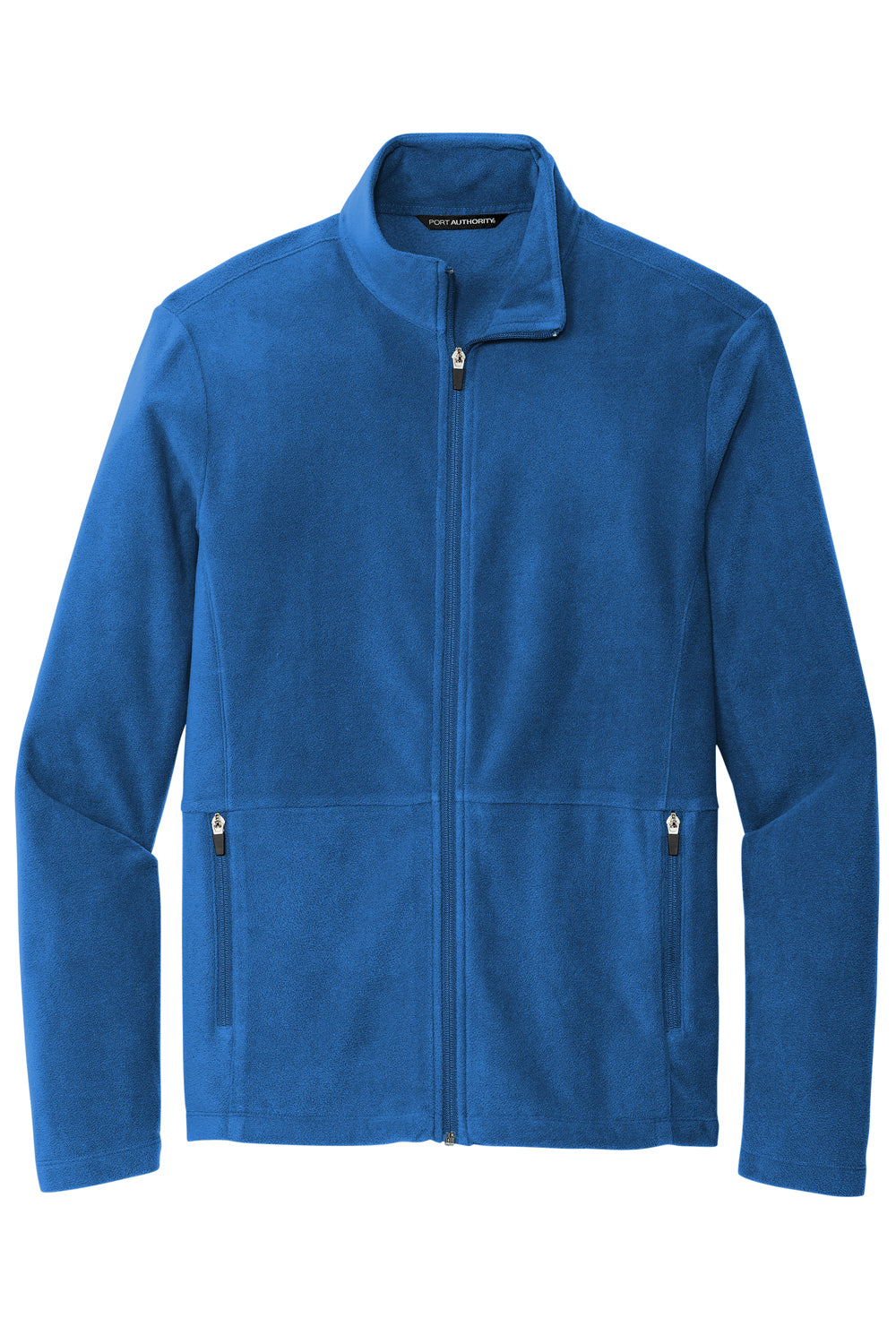 Port Authority F151 Mens Accord Pill Resistant Microfleece Full Zip Jacket Royal Blue Flat Front