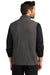 Port Authority F152 Mens Accord Pill Resistant Microfleece Full Zip Vest Pewter Grey Model Back