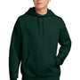 Hanes Mens Ultimate Cotton PrintPro XP Pill Resistant Hooded Sweatshirt Hoodie w/ Pouch Pocket - Deep Forest Green