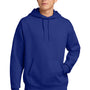 Hanes Mens Ultimate Cotton PrintPro XP Pill Resistant Hooded Sweatshirt Hoodie w/ Pouch Pocket - Deep Royal Blue