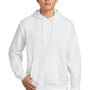 Hanes Mens Ultimate Cotton PrintPro XP Pill Resistant Hooded Sweatshirt Hoodie w/ Pouch Pocket - White