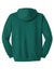 Hanes F170 Mens Ultimate Cotton PrintPro XP Pill Resistant Hooded Sweatshirt Hoodie w/ Pouch Pocket Cactus Green Flat Back