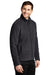 Port Authority F211 Mens Ultra Warm Brushed Fleece Full Zip Jacket Graphite Grey/Deep Black Model 3q