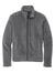 Port Authority F211 Mens Ultra Warm Brushed Fleece Full Zip Jacket Gusty Grey/Sterling Grey Flat Front