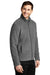 Port Authority F211 Mens Ultra Warm Brushed Fleece Full Zip Jacket Gusty Grey/Sterling Grey Model 3q