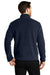 Port Authority F211 Mens Ultra Warm Brushed Fleece Full Zip Jacket Insignia Blue/River Navy Blue Model Back