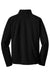 Port Authority F217 Mens Full Zip Fleece Jacket Black Flat Back