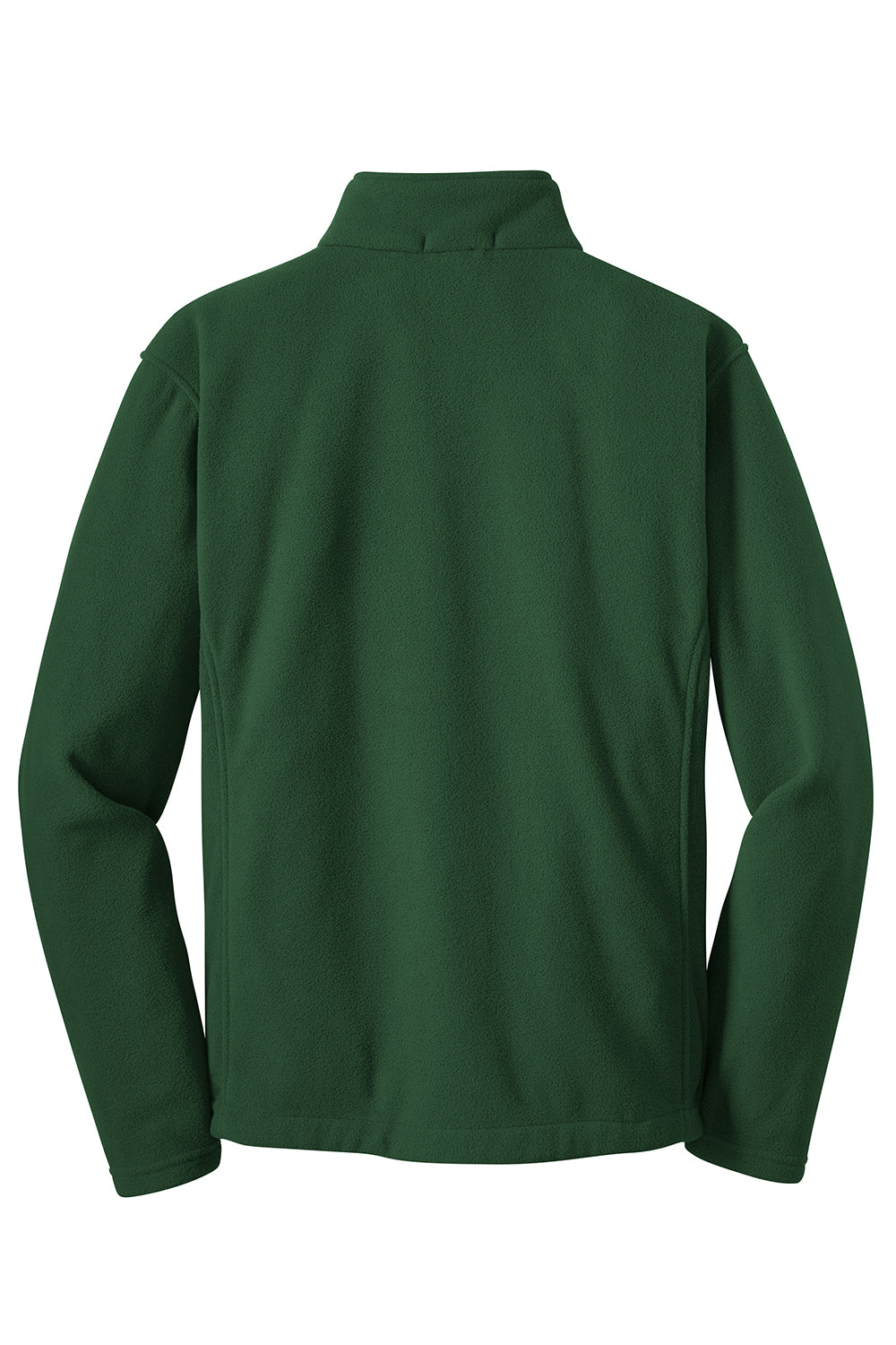 Port Authority F217 Mens Full Zip Fleece Jacket Forest Green Flat Back