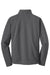 Port Authority F217 Mens Full Zip Fleece Jacket Iron Grey Flat Back