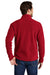 Port Authority F217 Mens Full Zip Fleece Jacket True Red Model Back