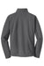 Port Authority F218 Mens Fleece 1/4 Zip Sweatshirt Iron Grey Flat Back