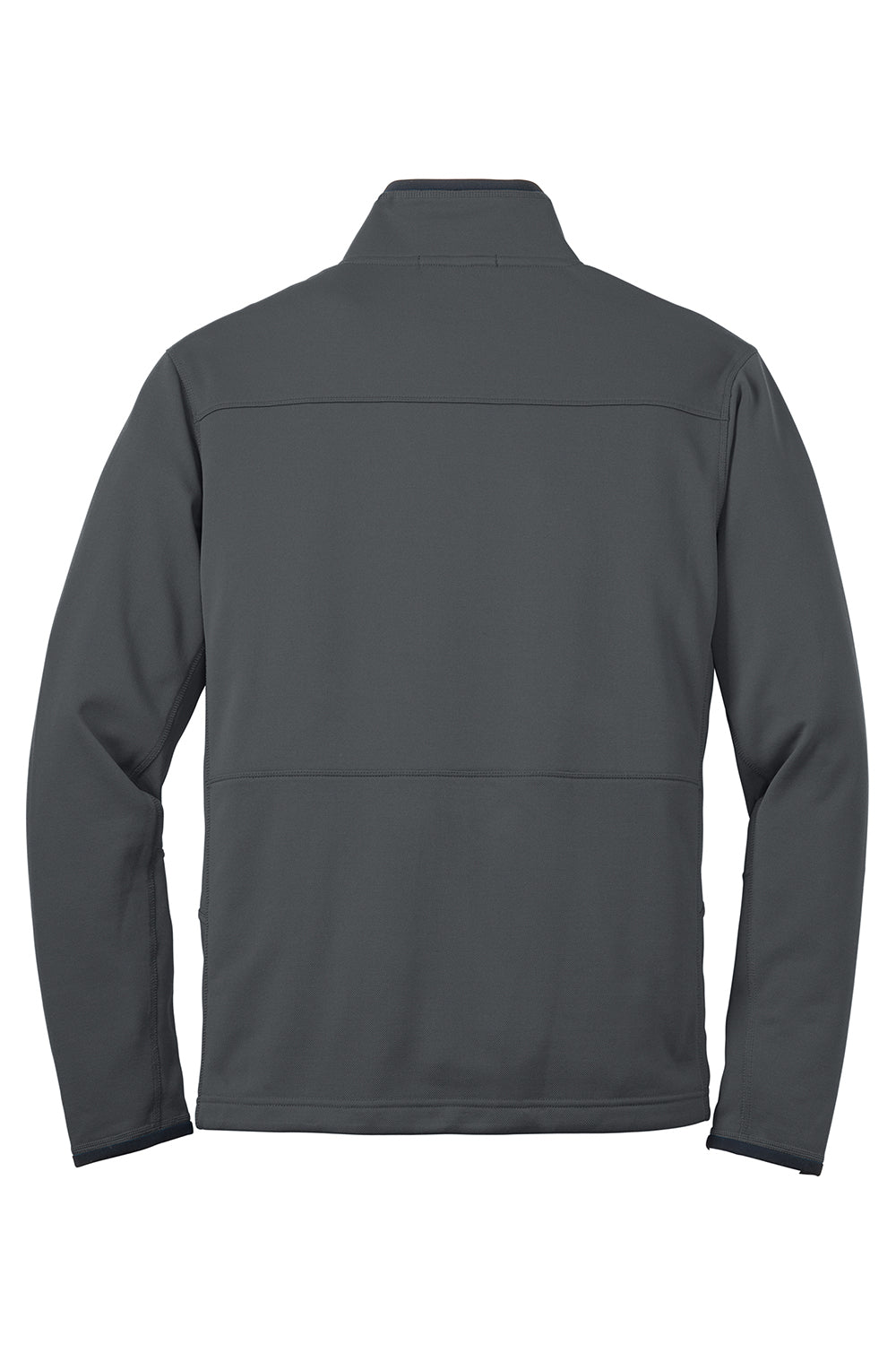 Port Authority F222 Mens Full Zip Fleece Jacket Graphite Grey Flat Back