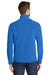 Port Authority F223 Mens Microfleece Pill Resistant Full Zip Jacket Light Royal Blue Model Back