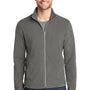 Port Authority Mens Microfleece Pill Resistant Full Zip Jacket - Pearl Grey