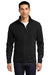 Port Authority F227 Mens R-Tek Pro Pill Resistant Fleece Full Zip Jacket Black Model Front