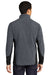 Port Authority F227 Mens R-Tek Pro Pill Resistant Fleece Full Zip Jacket Heather Charcoal Grey/Black Model Back