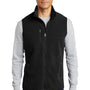 Port Authority Mens R-Tek Pro Pill Resistant Fleece Full Zip Vest - Black