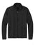 Port Authority F232 Mens Full Zip Sweater Fleece Jacket Heather Black Flat Front