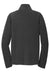 Port Authority F233 Mens Summit Full Zip Fleece Jacket Black Flat Back