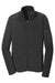 Port Authority F233 Mens Summit Full Zip Fleece Jacket Black Flat Front