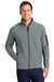 Port Authority F233 Mens Summit Full Zip Fleece Jacket Frost Grey/Magnet Grey Model Front