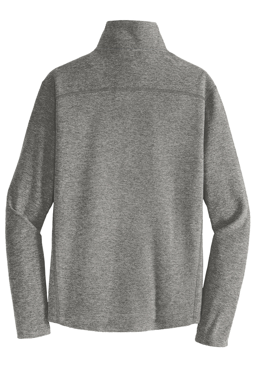 Port Authority F234 Mens Heather Pill Resistant Microfleece 1/4 Zip Sweatshirt Heather Pearl Grey Flat Back