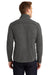 Port Authority F235 Mens Heather Pill Resistant Microfleece Full Zip Sweatshirt Heather Charcoal Black Model Back