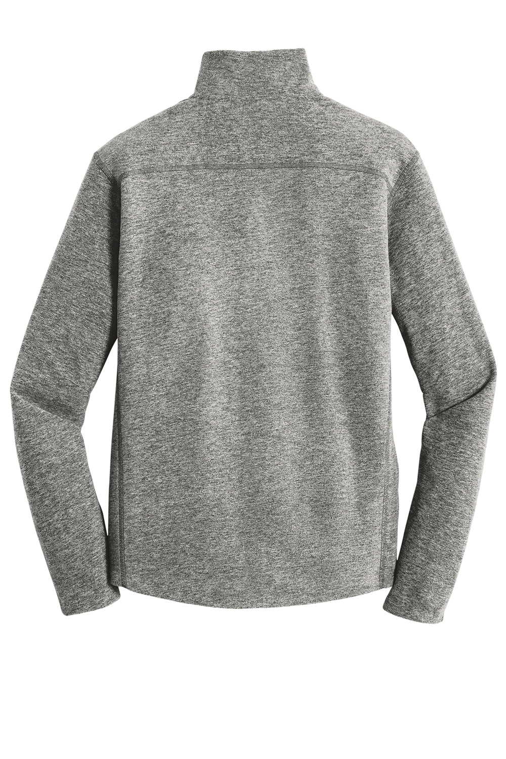 Port Authority F235 Mens Heather Pill Resistant Microfleece Full Zip Sweatshirt Heather Pearl Grey Flat Back