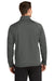 Sport-Tek F243 Mens Sport-Wick Moisture Wicking Fleece 1/4 Zip Sweatshirt Dark Smoke Grey/Black Model Back