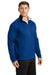 Sport-Tek F243 Mens Sport-Wick Moisture Wicking Fleece 1/4 Zip Sweatshirt True Royal Blue/Silver Grey Model 3q