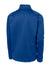 Sport-Tek F243 Mens Sport-Wick Moisture Wicking Fleece 1/4 Zip Sweatshirt True Royal Blue/Silver Grey Flat Back