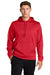 Sport-Tek F244 Mens Sport-Wick Moisture Wicking Fleece Hooded Sweatshirt Hoodie Deep Red Model Front