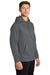 Sport-Tek F244 Mens Sport-Wick Moisture Wicking Fleece Hooded Sweatshirt Hoodie Dark Smoke Grey Model 3q