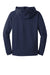 Sport-Tek F244 Mens Sport-Wick Moisture Wicking Fleece Hooded Sweatshirt Hoodie Navy Blue Flat Back