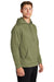 Sport-Tek F244 Mens Sport-Wick Moisture Wicking Fleece Hooded Sweatshirt Hoodie Olive Drab Green Model 3q