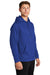 Sport-Tek F244 Mens Sport-Wick Moisture Wicking Fleece Hooded Sweatshirt Hoodie True Royal Blue Model 3q